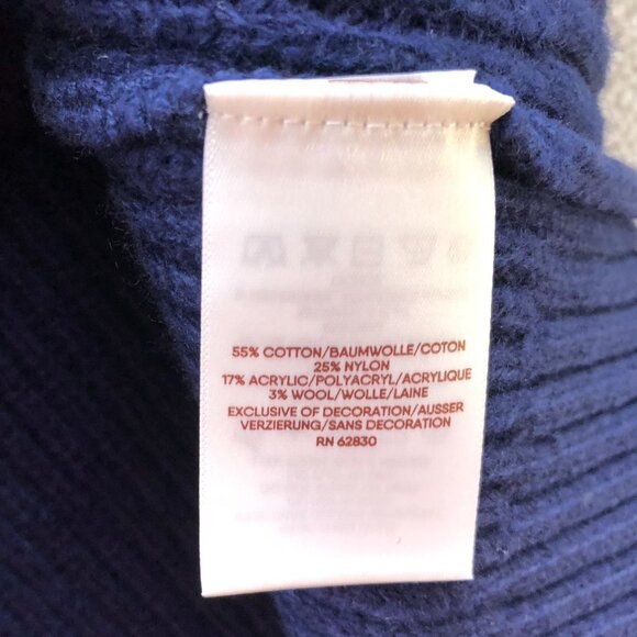 Blake Shelton X Lands End Mens Sweater Large Crewneck Pullover Cozy Knit Blue - Picture 8 of 12